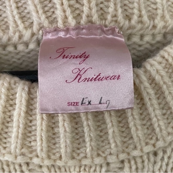Vintage Trinity Knitwear Made In Canada Wool Knit Sweater - Picture 3 of 3